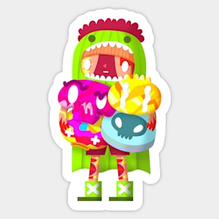 Doodle Boy CACTUS SUIT Sticker